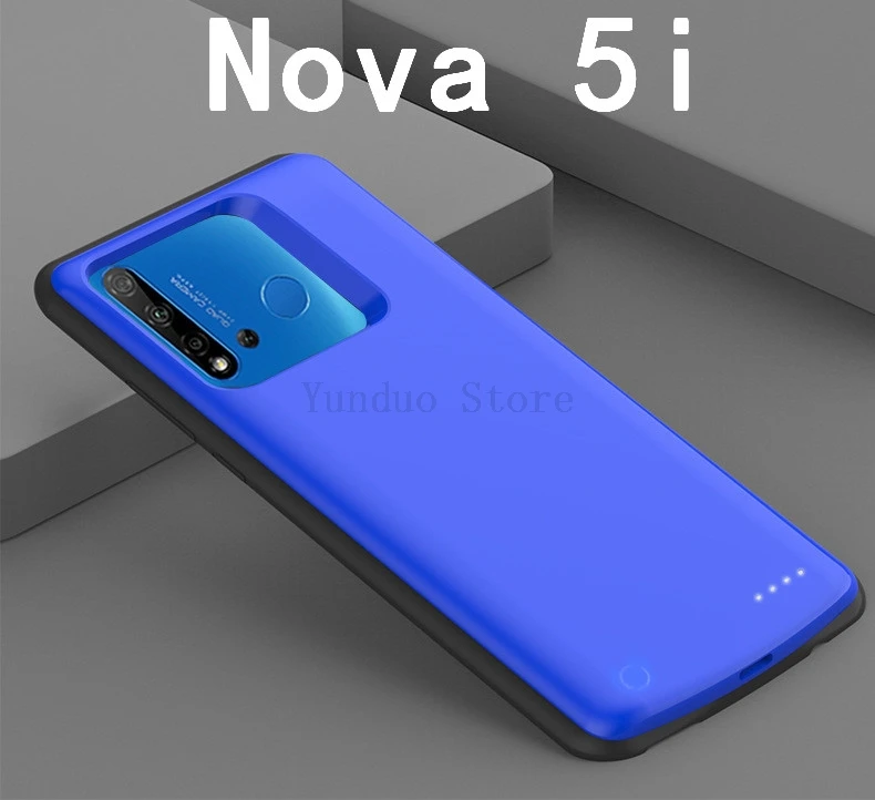 5000 мАч для huawei Nova 5 Pro Чехол для зарядного устройства резервного питания чехол для huawei Nova 5i Силиконовый противоударный чехол для зарядного устройства