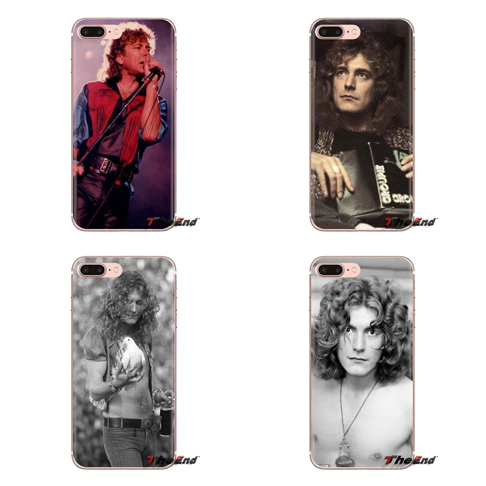 For Samsung Galaxy S2 S3 S4 S5 MINI S6 S7 edge S8 S9 Plus Note 2 3 4 5 8 Coque Fundas Robert Plant Transparent Soft Shell Covers |