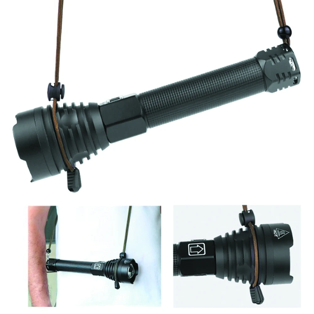 1000m XHP90 linterna led Flashlight Usb Zoom antorcha 18650 or 26650 battery 1 year Guarantee To Keep sth  In Good Repair