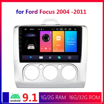

9 inch 2 Din Android 9.1 Car Radio Multimedia for Ford Focus 2004 2005 2006 2007 2008 2009 2010 2011 WIFI BT GPS FM
