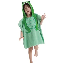 

Multicolored Cute Childrens Cotton Towel Bathrobe Bath Robes for Kids