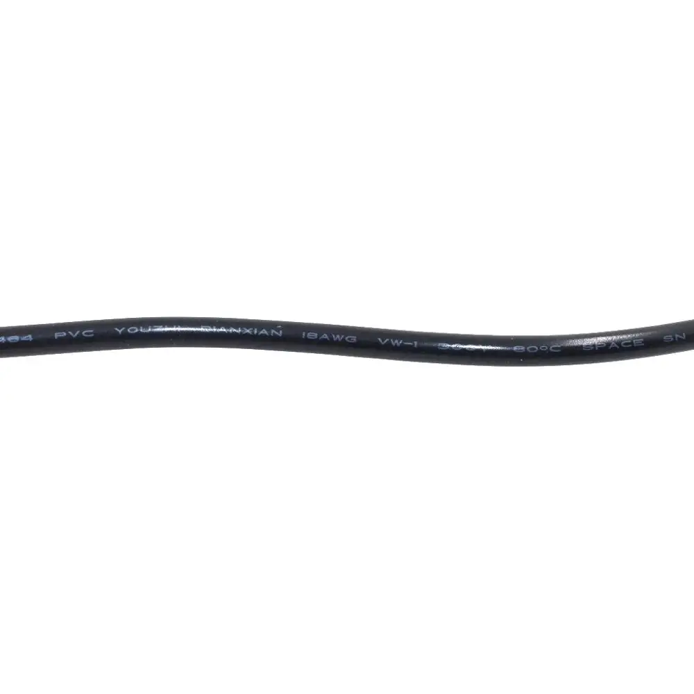 High-Quality Male-to-Male CCTV Power Extension Cable, 18AWG, 12V, Various Lengths