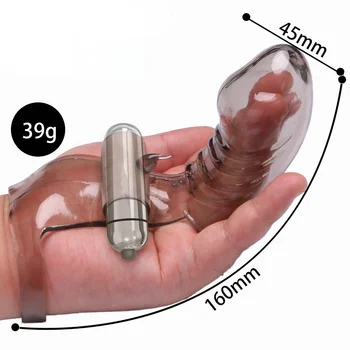 LINWO Finger Sleeve Vibrator G Spot Massage Clit Stimulate Female Masturbator Sex Toys For Women Sex Shop Adult Products 4