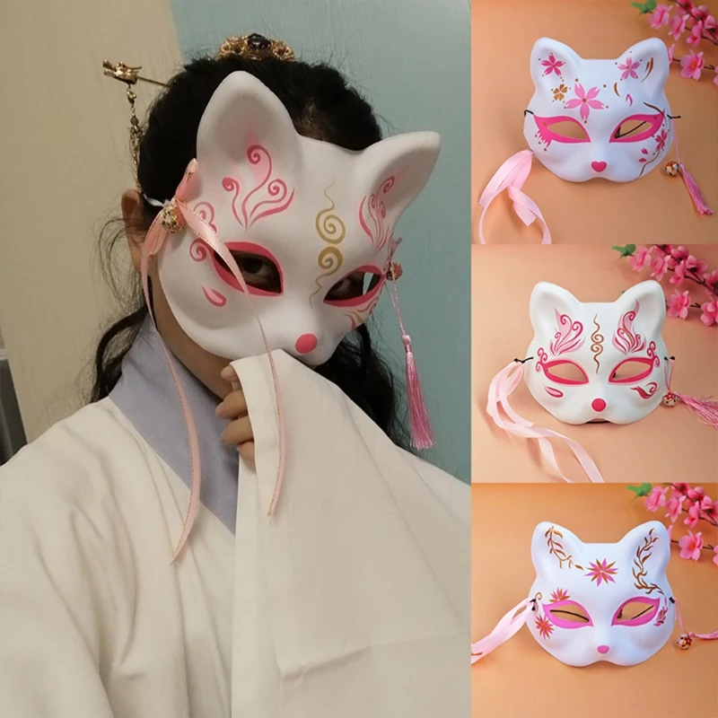 Maschere per gatti per adulti maschera per gatti per Costume di natale  Cosplay di animali Kabuki mezza faccia maschere per gatti festa in maschera|Boys  Costume Accessories| - AliExpress