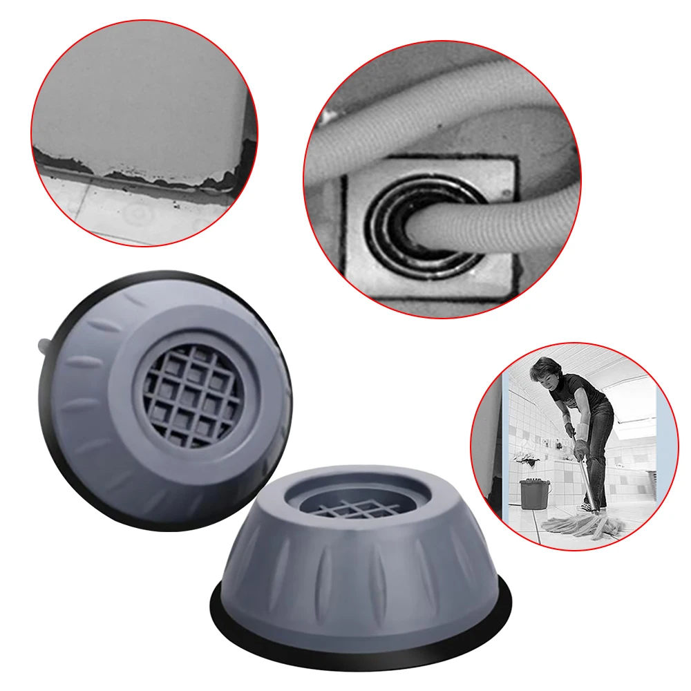 1Pcs Anti Vibration Feet Pads Rubber Legs Slipstop Silent Skid Raiser Mat For Washing Machine Support Dampers Stand Accessories |