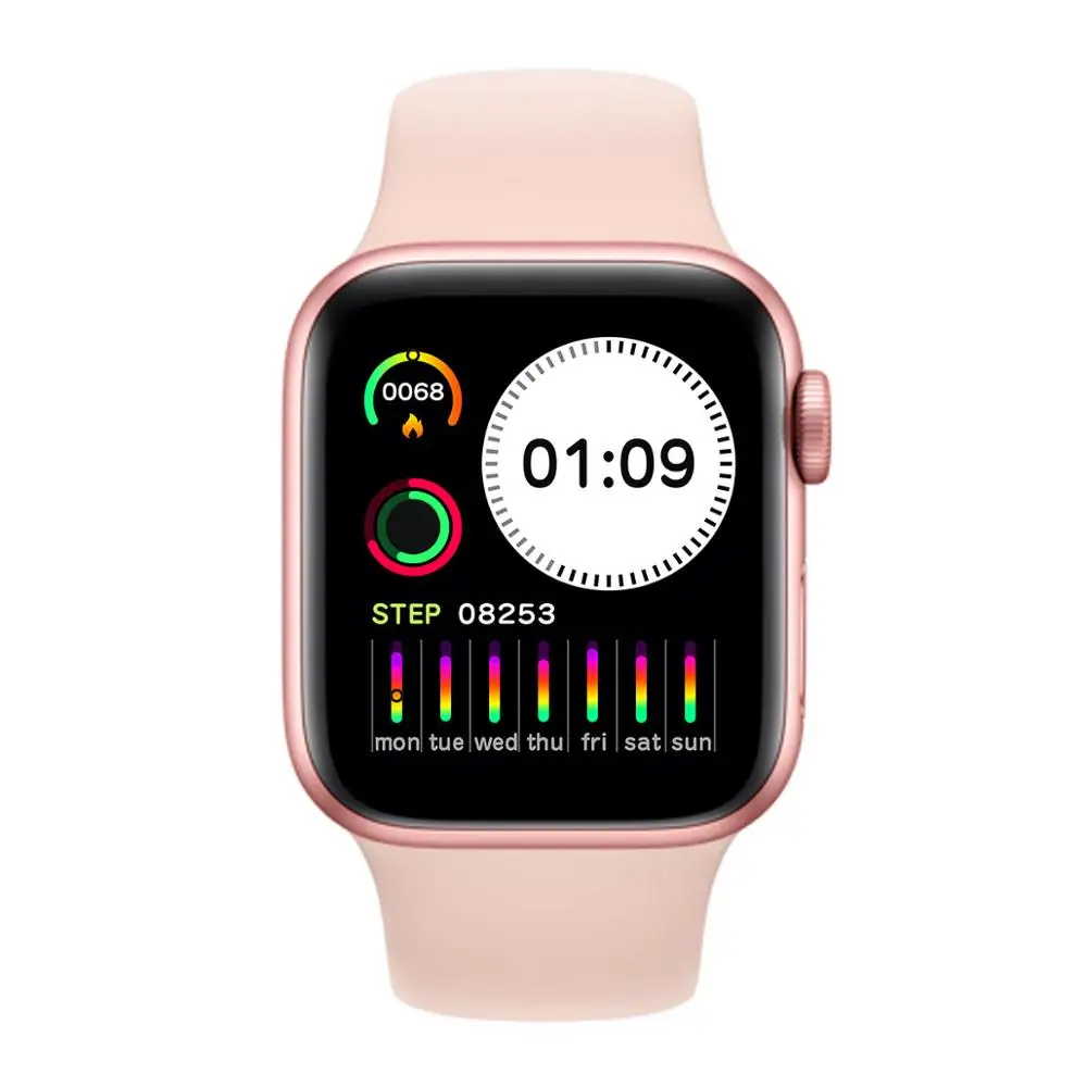 gold pink silica 696 V8pro Смарт-часы с Bluetooth, мониторинг сердечного ритма, фитнес-трекер, шагомер, водонепроницаемый смарт-браслет, умные часы - Цвет: gold pink silica