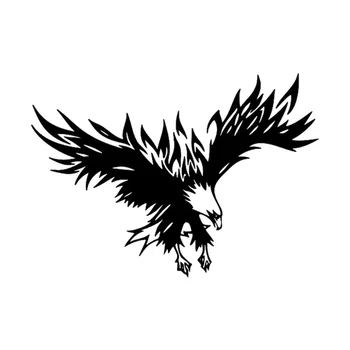 

Funny Stickers Decoration SUV Decal Flying Eagle Cars Engine Hood Front Removable Auto Car Stickers