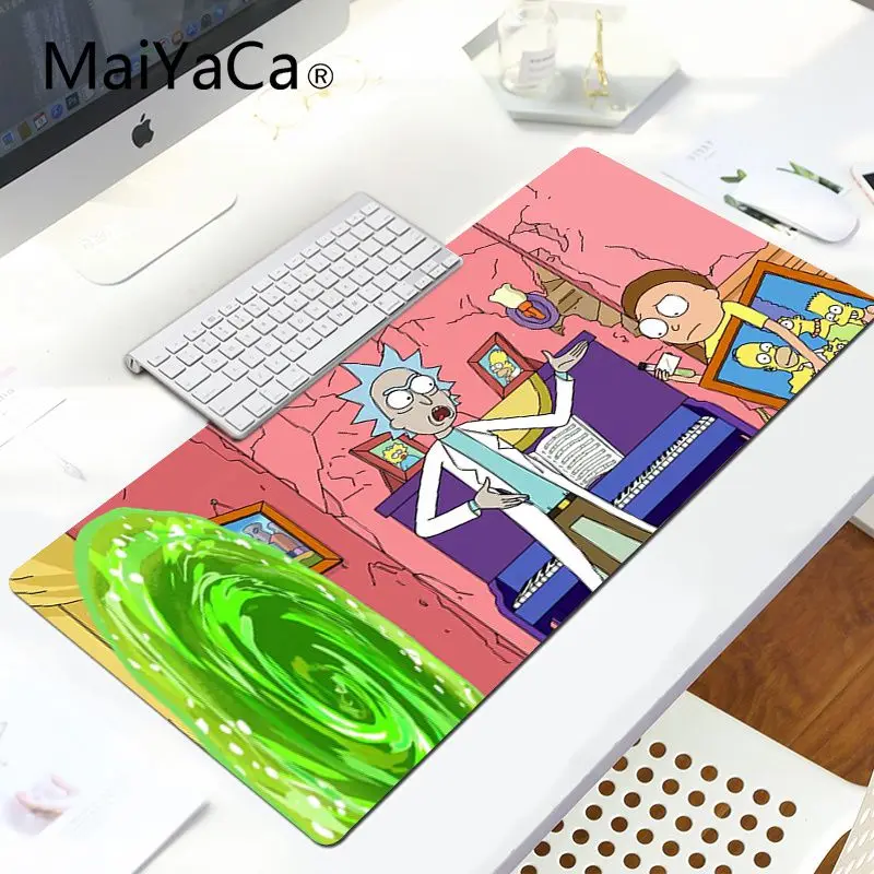 LockEdge 30X90cm MaiYaCa Рик и Морти коврик для мыши геймер игровые коврики Комфортный коврик для мыши игровой коврик для мыши - Цвет: LockEdge 30X90cm