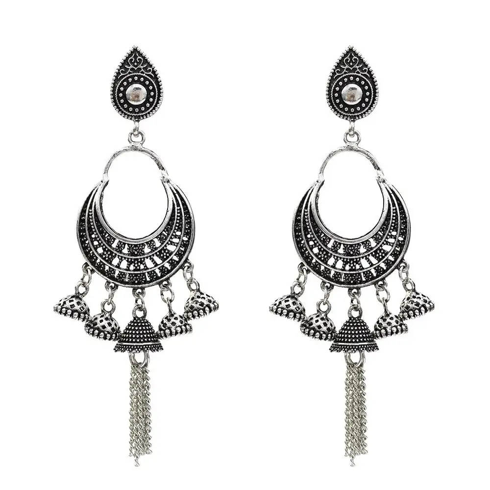 Boho несколько Винтаж этнические Висячие серьги-капли в подарок для женщин Женская Юбилейная Свадебная вечеринка ювелирных изделий