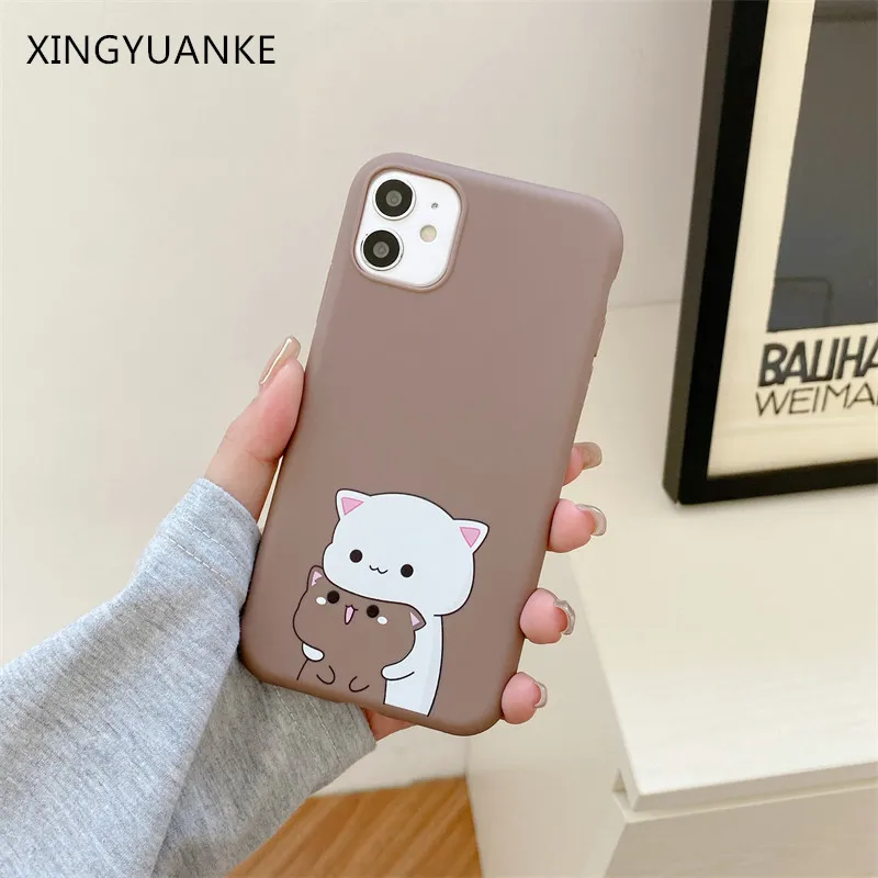 Cute Bear Cover For Samsung Galaxy S20 S10 S9 S21 Plus FE S10E Note 10 20 Lite A51 A71 A50 A40 A30S A70 A31 A21S Silicone Case samsung silicone Cases For Samsung