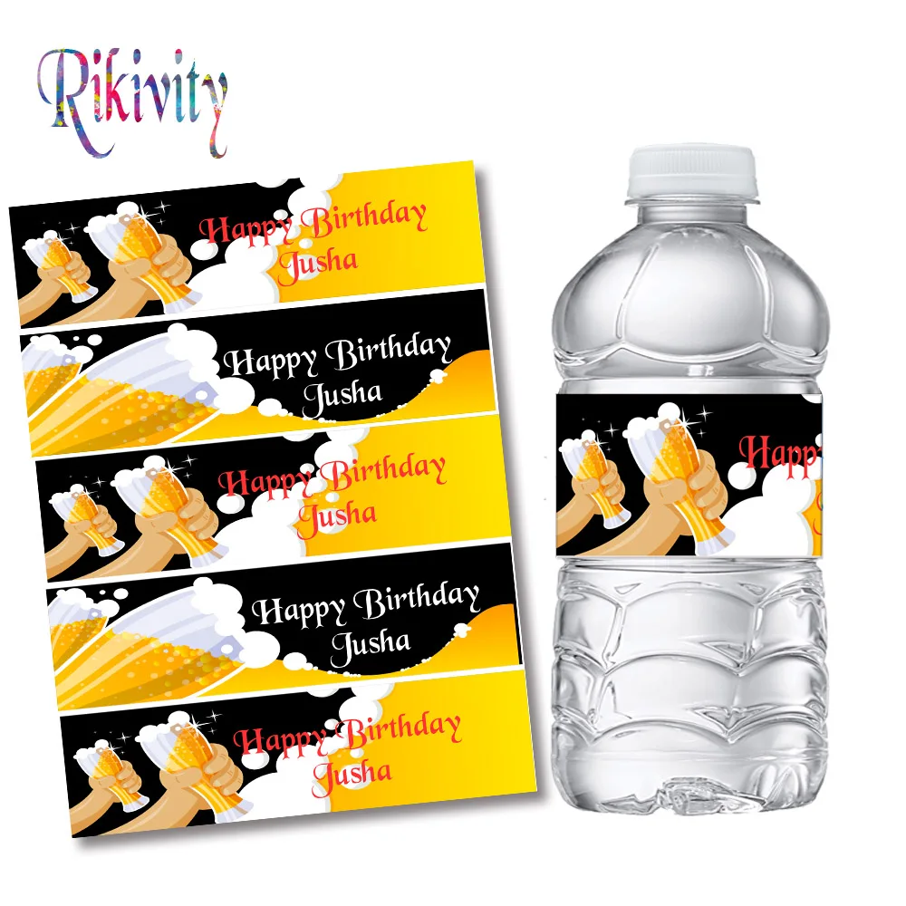 20 шт. винтажные этикетки Rikivity для бутылок с водой вина шампанского украшения бара