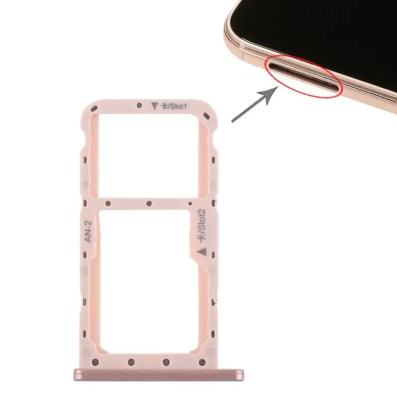 SIM Micro Secure цифровой слот для карты памяти Двойной Слот держатель носитель заменитель адаптера Металл для huawei P20 Lite Nova 3E HM