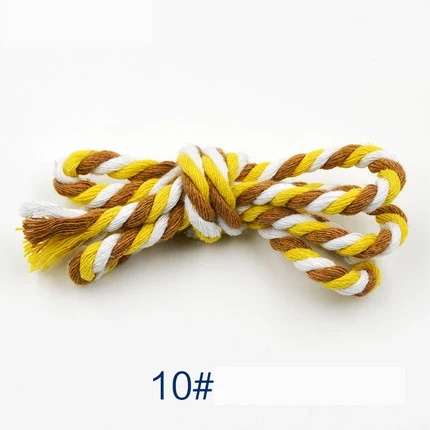 Meetee 10 м витая веревка, хлопковый шнур, сделай сам, ручная работа, для штанов, шлейка, для сумок, веревки, для украшения, шнур для шнурка, BD218 - Цвет: 10