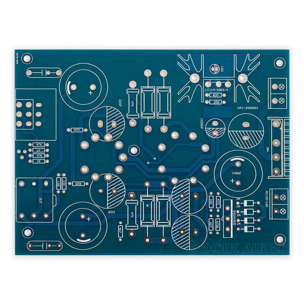 Douk аудио HiFi 6N5P+ 6N11 вакуумный ламповый усилитель для наушников, плата DIY KIT, одноконцевый усилитель класса A