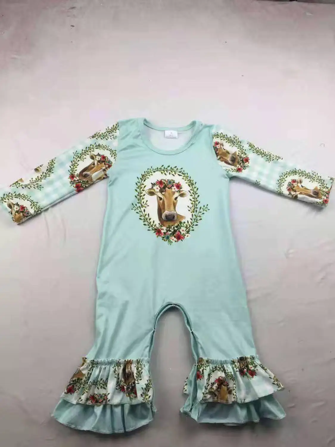baby Christmas long sleeve romper dots pattern design clothing | Детская одежда и обувь