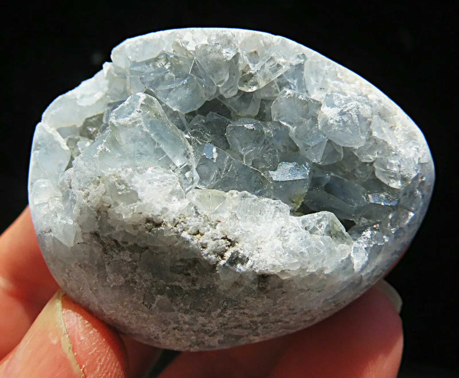 137 г натуральный кварцевый кристалл Celestite необработанный минеральный образец