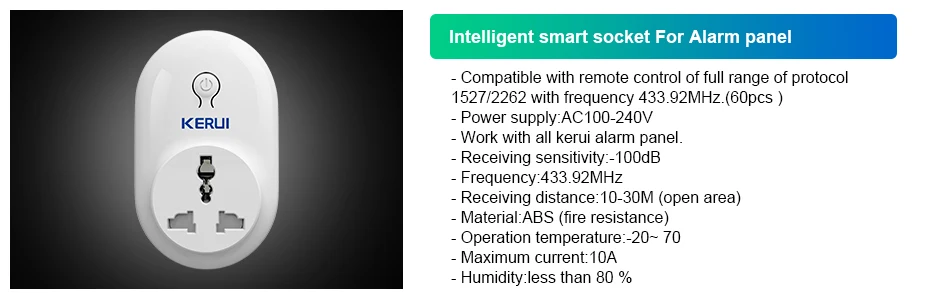 KERUI W20 новая модель беспроводная сенсорная панель WiFi GSM система охранной сигнализации приложение RFID карта Wifi IP камера умная розетка сирена