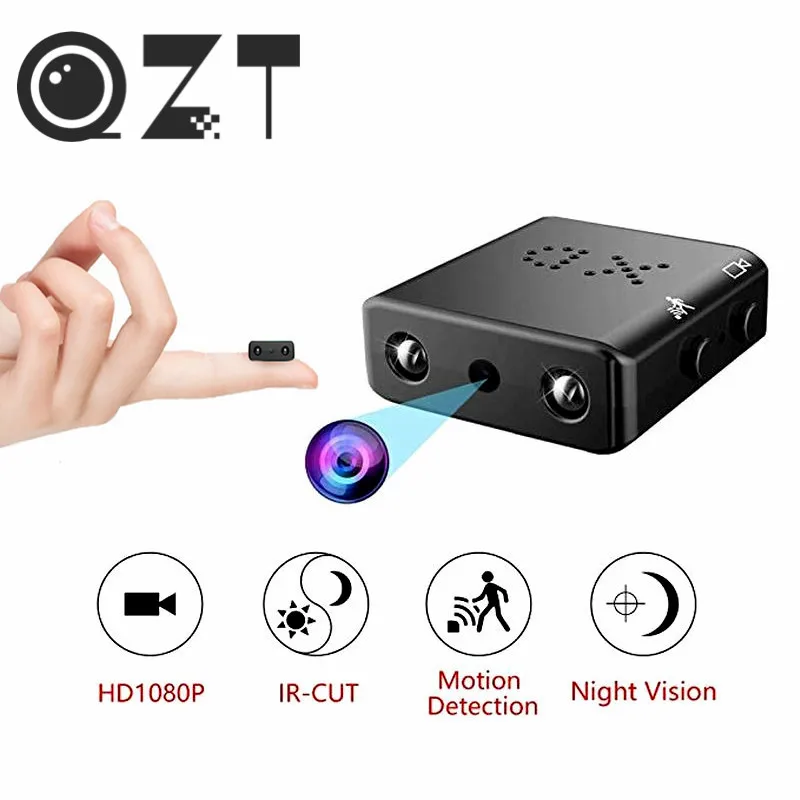 

QZT Small Mini Camera IR Night Vision Micro Camera Mini Wifi Camera Full HD 1080P Wireless Video Voice Recorder Mini Camcorders