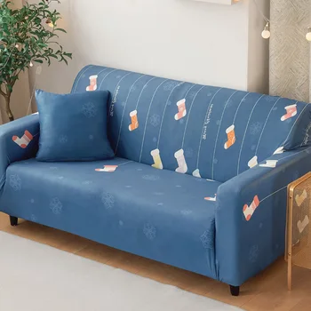 

Lattice Geometric Printing Simple Sofa Cover All-inclusive Universal Cover European Style Sofa Cover Easy To Clean Dustproof