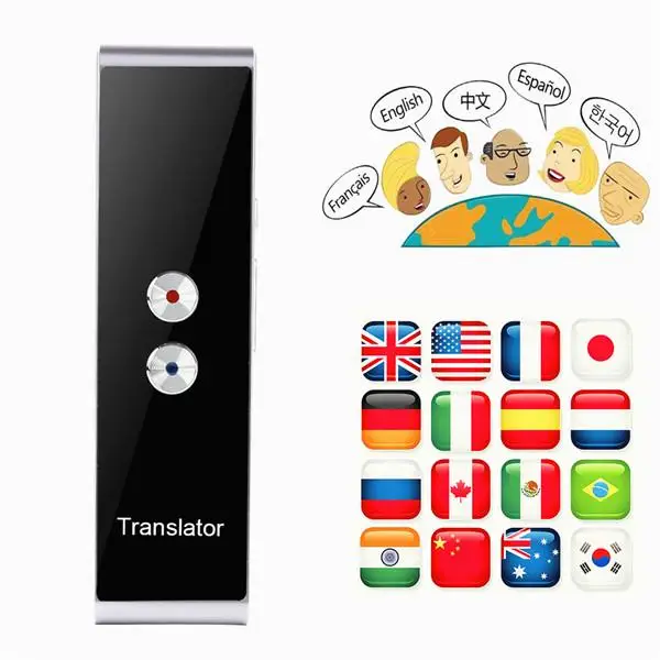 

T8 muama enence Portable Smart Voice Translator Upgrade Version for Learn Travel Meeting 3 in 1 TEXT Photo Language translator