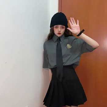 

NiceMix korean two piece outfits shirt skirt short sets for women clothing 2020 summer sweatsuit tiktok clothes matching sets