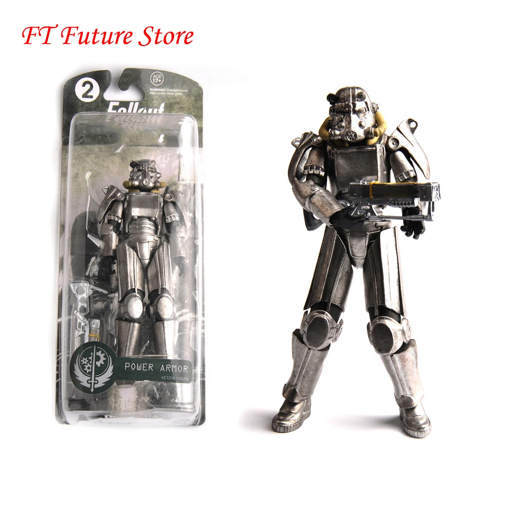 Два цвета Fallout 4 ПВХ фигурка 8 &quotPower Armor Out of Clothing игрушки подарки коллекции дисплеи