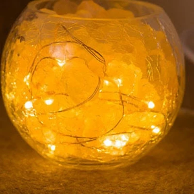 Креативная лампа из гималайской соли с натуральным кристаллом, резные вручную солевые кусочки с регулируемым шнуром, кракелированное стекло, чаша, украшение для спальни, подарок - Испускаемый цвет: A