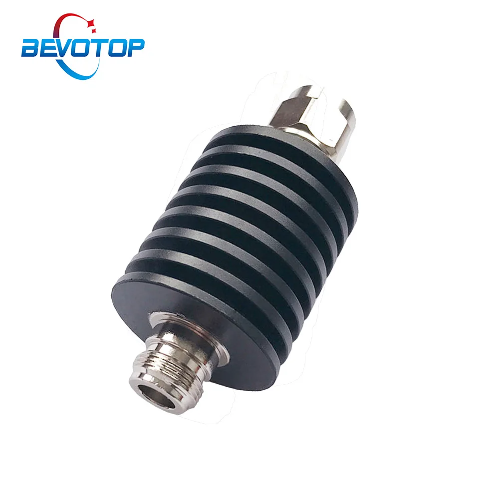 

30W N Type Attenuator DC-3Ghz/4Ghz 1/2/3/5/6/10/15/20/30/40/50db N Male Plug to Female Jack RF coaxial Power Connector 50 Ohm