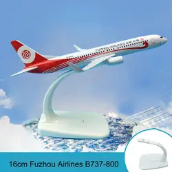 16 см Китай Fuzhou Airways Boeing 737-800 модель самолета металлическое литье под давлением 1:250 масштаб Fuzhou B737 модель самолета Airbus