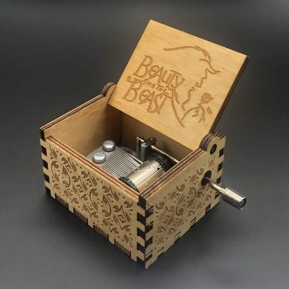 Деревянная музыкальная шкатулка в виде Игры престолов ручная работа Imagine John Godfather