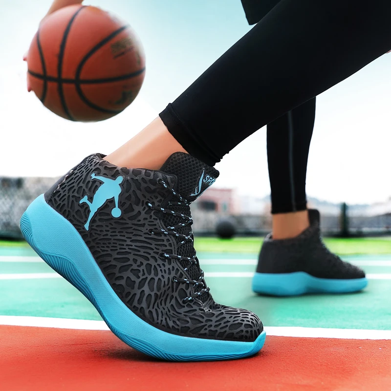 Брендовые высокие мужские баскетбольные кроссовки, сетчатые Нескользящие кроссовки, спортивные мужские кроссовки Jordan Bakset Homme, мужская обувь