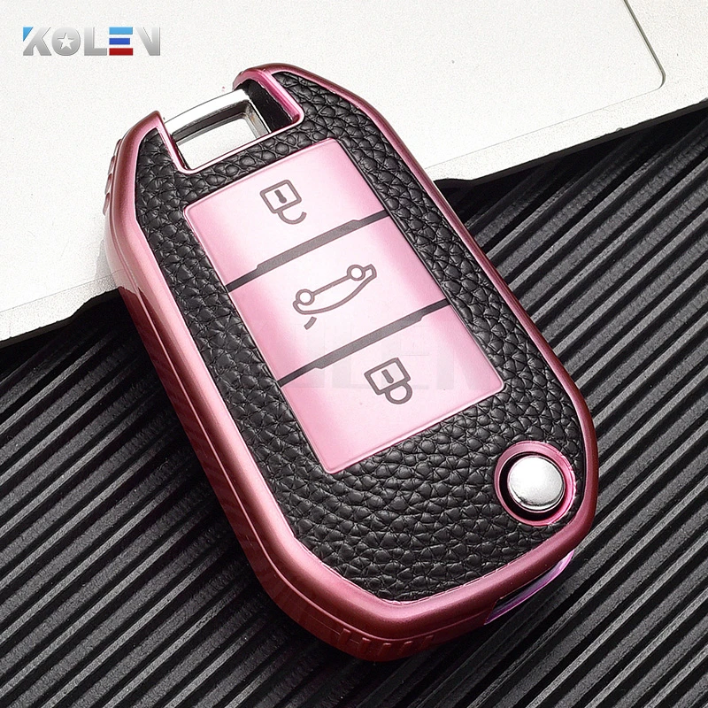 Cover chiave telecomando per Peugeot 208 2008 308 3008 408 4008 508 per Citroen C3 C4 CACTUS C5 C6 Picasso - H3e1b98e700674e648538d0b1af4091d0Y