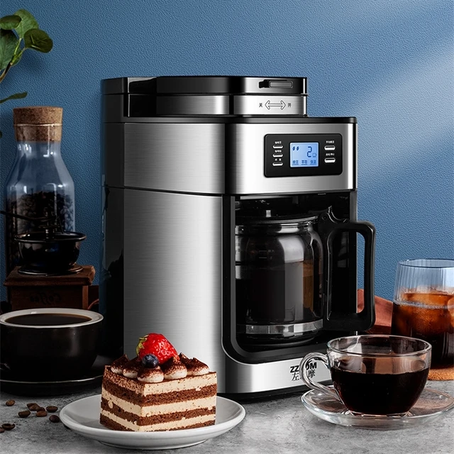 Electric Coffee Machine Commercial Coffee Maker Expresso Machine Coffee  Grinding Machine - Coffee Makers - AliExpress