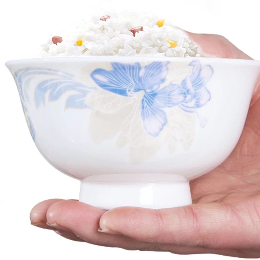 60pcs combination china tableware Dinnerware Set dishes and plates sets Kitchen Tableware Ceramic Plates and Dishes Bowls