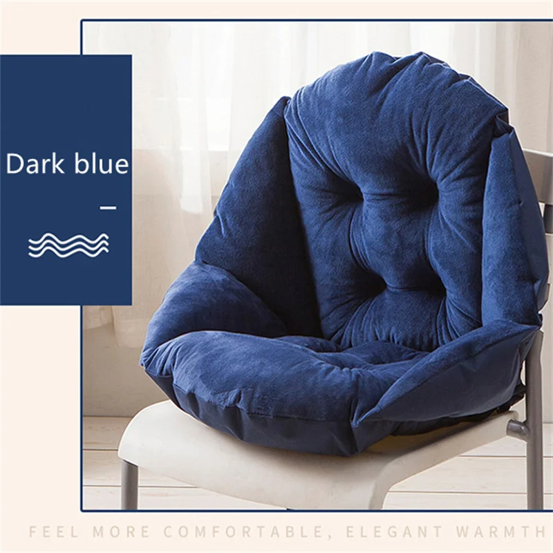 Office Cushion Student Chair Cushion Thick Non-slip Cushions Breathable Semi Enclosed Seat Cushion Waist  Warm Comfort Car Seat