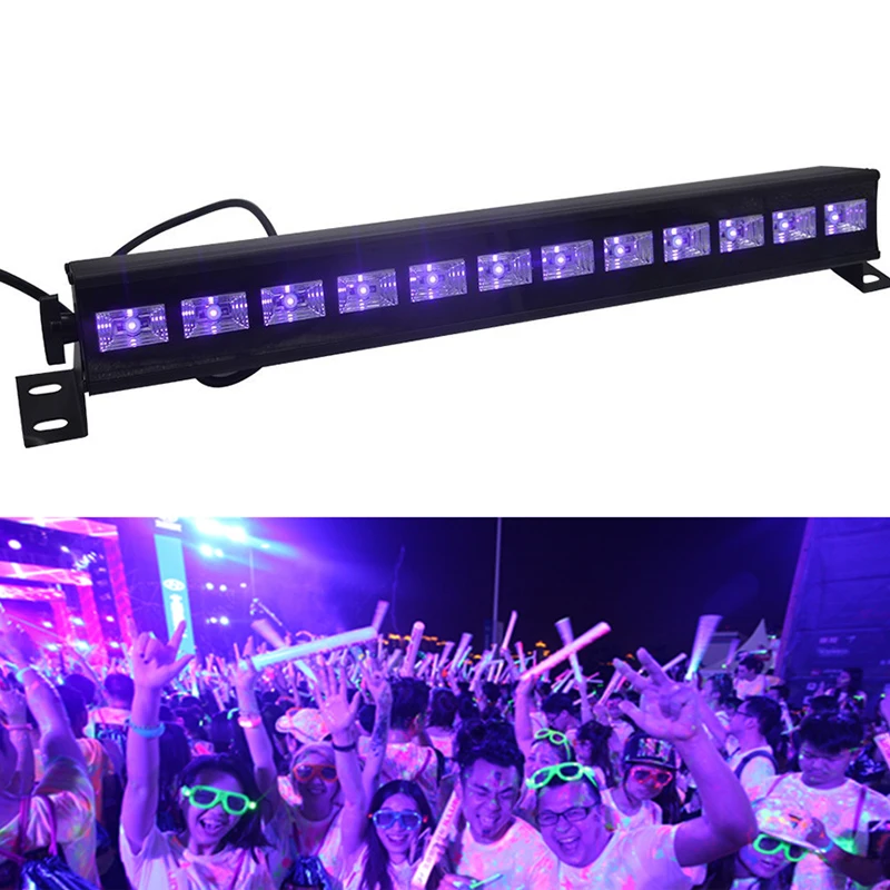 

Disco UV UV Black DJ 9LED 27W /12LED 36W UV Par Light Applicable Party Christmas Laser Stage Light Atmosphere Decoration Lamp