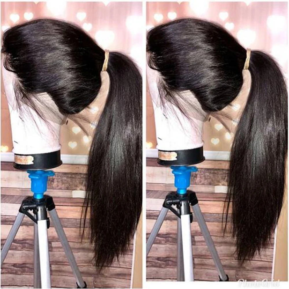 straight lace front wig