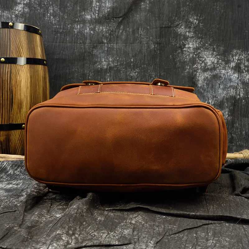 Genuine Leather 15.6 Laptop Backpack