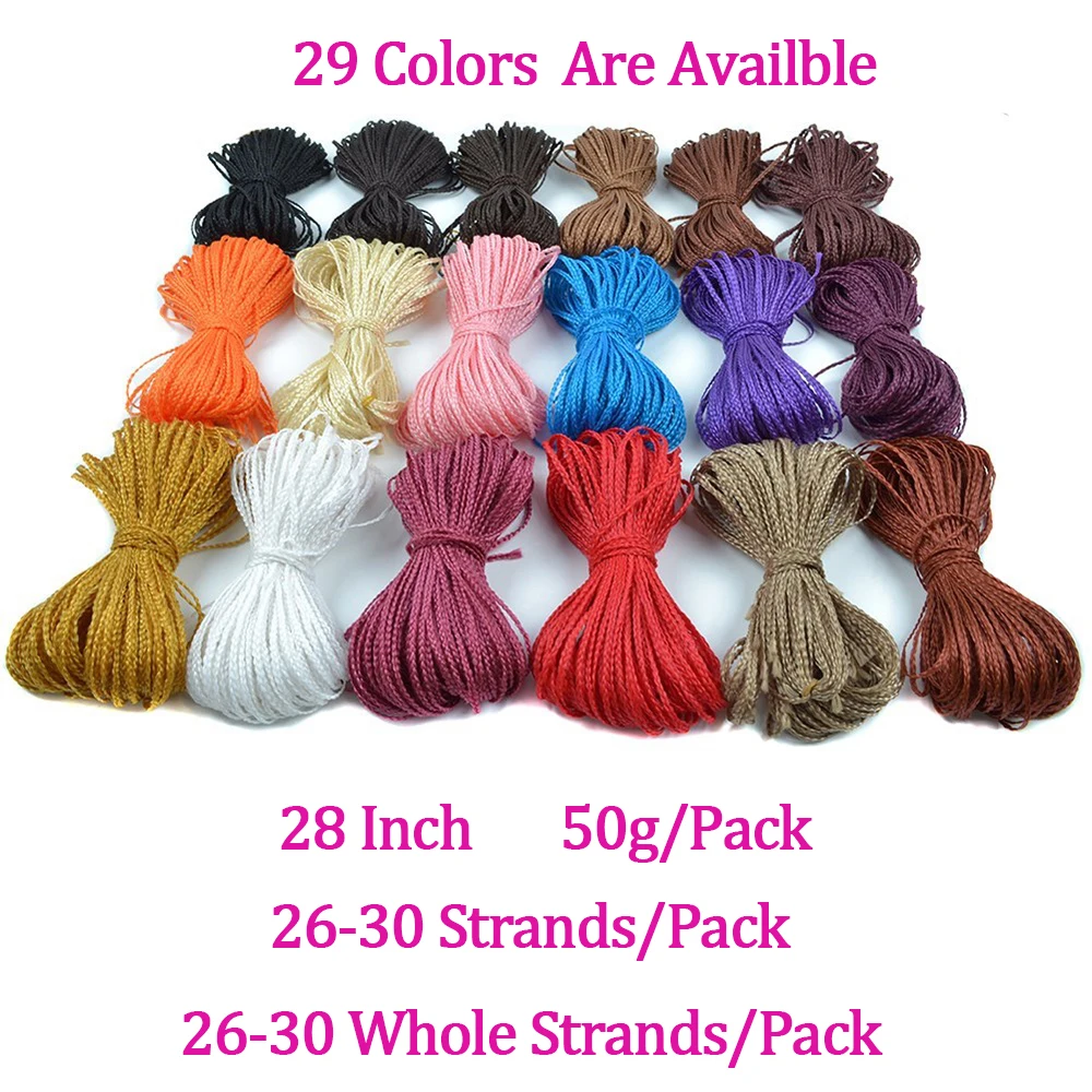Chorliss Zizi Braids Crochet Box Braids Crochet Hair Bundles Synthetic Hair Extensions Purple Black Pink Brown Zizi Braid Hair 4