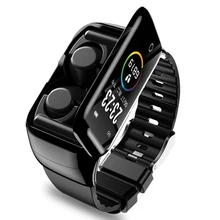 M7 Smart Watch TWS Earphones 2 in 1 Bluetooth BT5.0 Sport Business Wristband Fitness Tracker Heart Rate Monitor Earbuds Bracelet