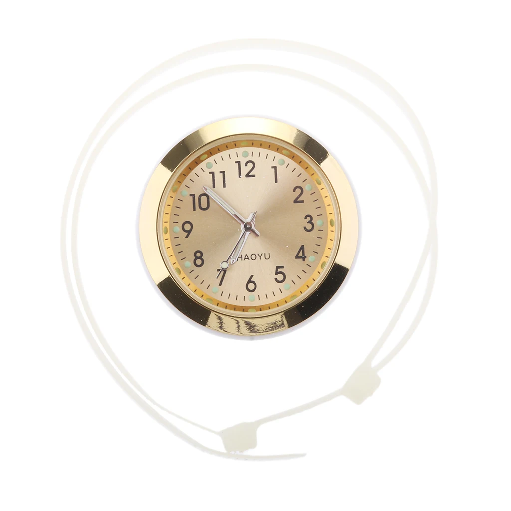 

Universal Motorcycle Bike Handlebar Dial Mount Clock Watch Waterproof Plastic Base Glass Lens