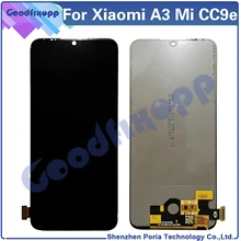 Ensemble écran tactile LCD, 100%, Test de haute qualité, capteur pour Xiaomi Mi CC9e A3=