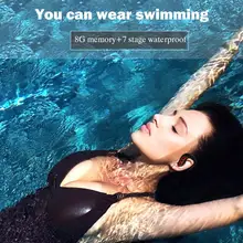 Плавательный Беспроводной наушники Водонепроницаемый Bluetooth наушники-капельки со стерео Спортивная стереогарнитура Fone де ouvid для мобильных телефонов