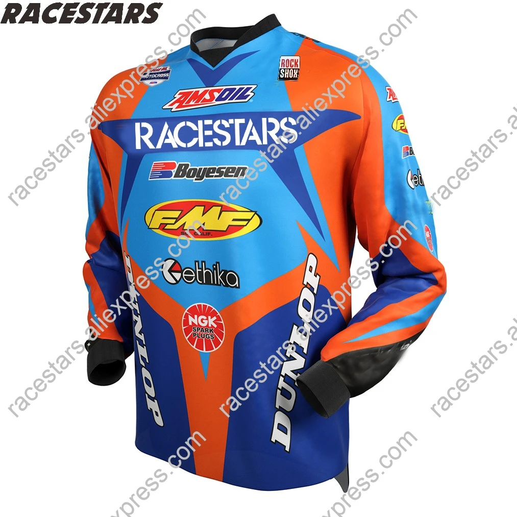 

RACESTARS 2020 Cycling Jersey Maillot Ciclismo Spexcel Moto Jersey DH Off Road Mountain Bike MTB Jersey MX BMX Motocross Jerseys