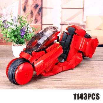 

Future Technics japan anime AKIRAS motorcycle building block motor model vehicle steam brick toys collection for boys gifts
