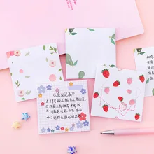 

80Sheets/Pad South Korean Cute Little Flower Memo Pad Girl Heart Sticky Notes N Times Students Sticker