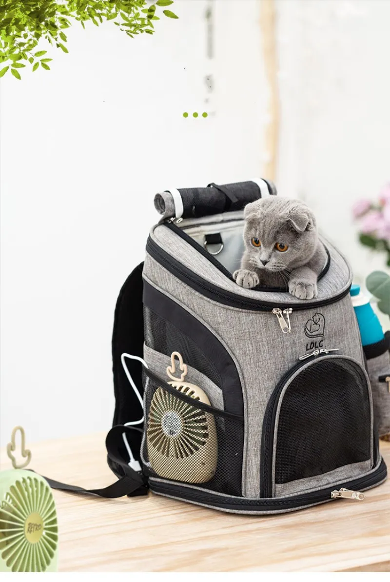 Dog Carrier Backpack Bag Breathable Dogs for small dogs Cat Bag Portable Pet Shoulder Dog Stuff Hiking Travel Walking Riding