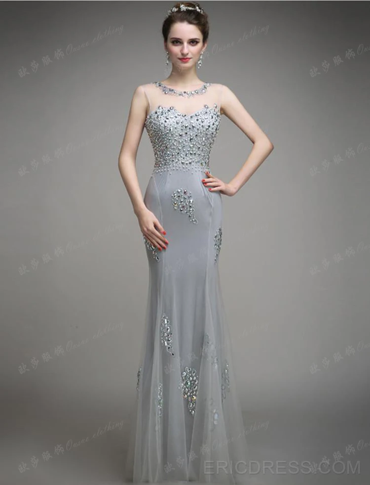 ; robe de soiree courte сексуальные сари michael korns Бисероплетение с украшением в виде кристаллов для продажи серебряный Тюль вечернее платье для мамы; обувь под свадебное платье для невесты