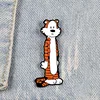 Naughty Tiger Enamel Pins Brooches Badges Lapel pin Creative Animal Pins For Clothes Backpack Pins Jewelry gift for Kids friends ► Photo 2/6