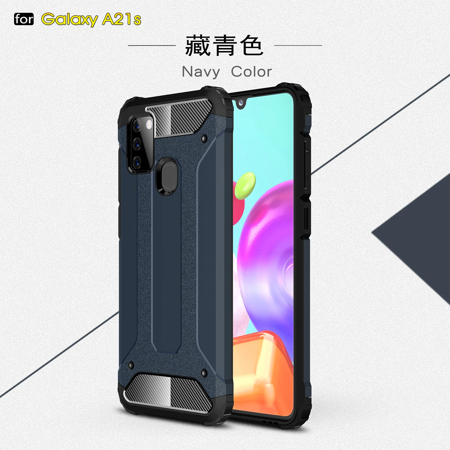 Чехол для Samsung Galaxy A31 противоударный прочный защитный чехол силиконовый бампер